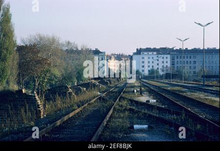 Wien, Nordbahnhof in den 1980ern, heute Stadtentwicklungsgebiet Stockfoto