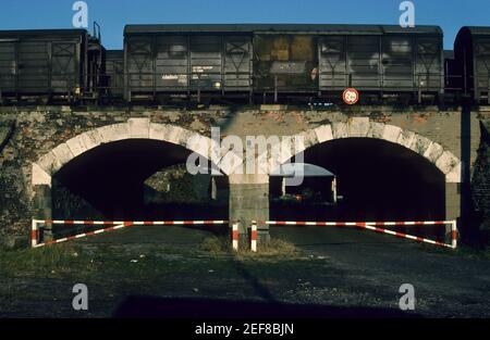 Wien, Nordbahnhof in den 1980ern, heute Stadtentwicklungsgebiet Stockfoto