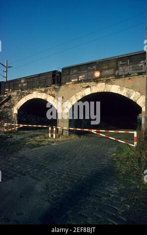 Wien, Nordbahnhof in den 1980ern, heute Stadtentwicklungsgebiet Stockfoto