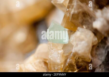 Barite mit celestin Stockfoto