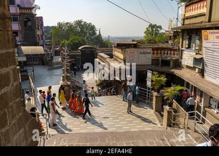 THANE, INDIEN - 06. Feb 2021: Tujapur mandi Maharashtra Indien Tempel nach covid Stockfoto