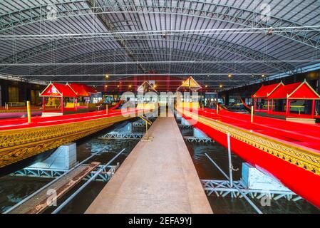 Royal Barges in Royal Barges Museum in Bangkok, Thailand Stockfoto