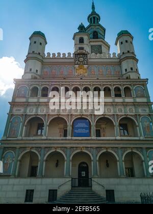 Posen Polen Mai 10 2019 Rathaus am Marktplatz Stockfoto