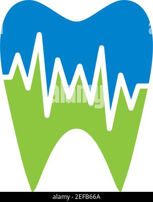 Dental Logo Vorlage Vektor Illustration Icon Design Stock Vektor