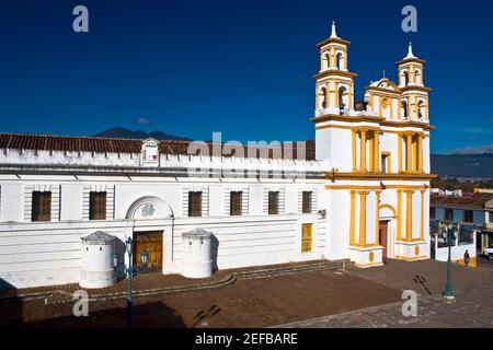 Fassade einer Kirche, San Cristobal De Las Casas, Chiapas, Mexiko Stockfoto
