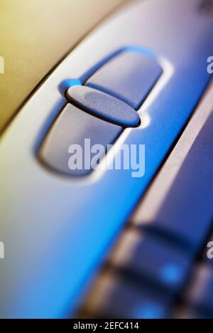 Nahaufnahme eines Laptops Stockfoto