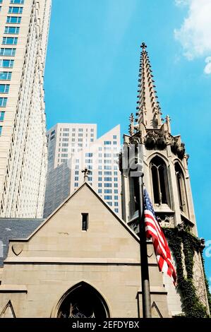 Fassade einer Kirche, Fourth Presbyterian Church, Michigan Avenue, Chicago, Illinois, USA Stockfoto