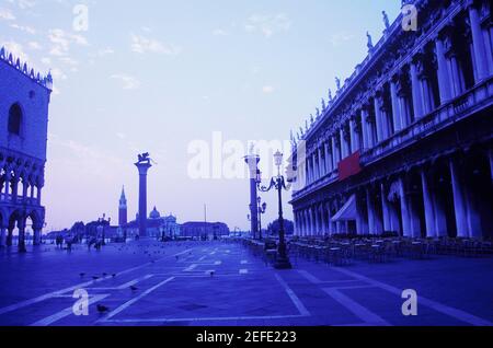 Hotel am Stadtplatz, St. MarkÅ½s Platz, Venedig, Venetien, Italien Stockfoto