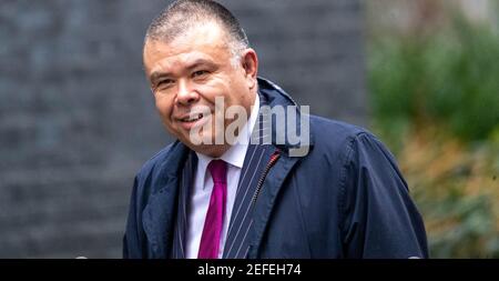 London, Großbritannien. Februar 2021, 17th. Professor Jonathan Van-Tam, Deputy Chief Medical Officer kommt in der Downing Street London 10 an.Quelle: Ian Davidson/Alamy Live News Stockfoto