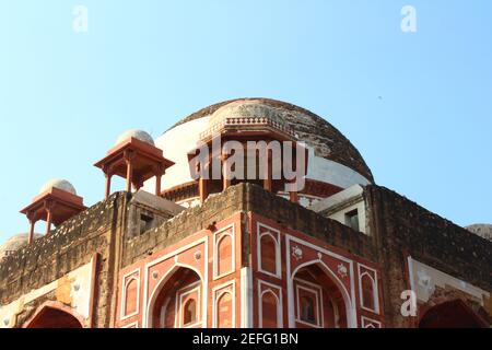 Restauriertes Grab von Abdul Rahim Khan i Khanan in Nizamuddin, Neu Delhi, Indien Stockfoto