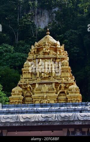 Sri Venkatachalapathi & Alamelu Hindu Temple im Batu Caves Complex, Kuala Lumpur, Malaysia, Südostasien Stockfoto