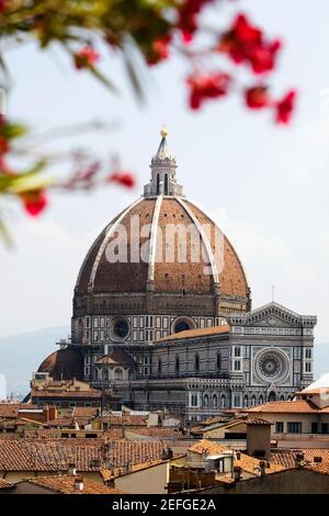 Kathedrale in einer Stadt, Duomo Santa Maria Del Fiore, Florenz, Toskana, Italien Stockfoto