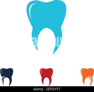 Zahnmedizinische logo Template Vector Illustration Icon Design Stock Vektor