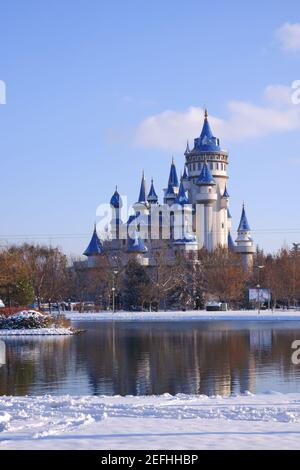 Sazova Park Tale Castle Eskisehir Türkei Stockfoto