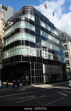 Das ehemalige Gebäude des Daily Express in der Fleet Street in London, Großbritannien Stockfoto