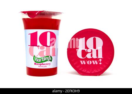 Hartleys 10 Cal Himbeergelee Stockfoto