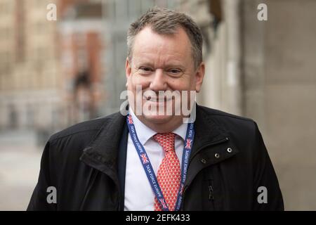 Datei Foto vom 10/11/2020 von Lord David Frost, der Lord David Frost zum Vollmitglied seines Kabinetts ernannt wurde und seinen Chefunterhändler für den Brexit damit beauftragt hat, "die Chancen" des EU-Austritts zu "verlagern". Downing Street sagte am Mittwoch, dass der Peer wird ein Staatsminister im Kabinett Büro ab März 1. Ausgabedatum: Mittwoch, 17. Februar 2021. Es wird erwartet, dass er den Vorsitz im gemeinsamen Ausschuss für das Austrittsabkommen zwischen Großbritannien und der EU führt, eine Rolle, die Michael Gove bisher übernommen hat. Stockfoto