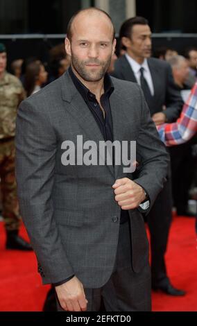 London, Großbritannien. 13.. August 2012. Jason Statham besucht die Expendables 2 Back for war UK Premier am Empire Leicester Square, London. Kredit: S.A.M./Alamy Stockfoto