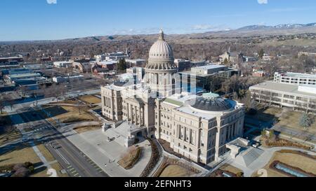 Blick auf die Hauptstadt boise Stockfoto