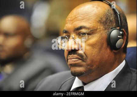 Omar al-Bashir, AU-Gipfel 12th, 090131 Stockfoto