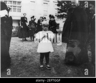 Eine der jüngsten ei Rollen auf dem Rasen des Weißen Hauses Stockfoto