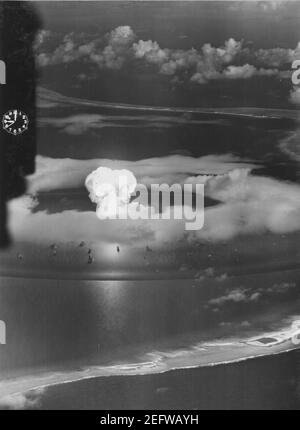 Operation Crossroads Test-fähige Explosion 1946. Stockfoto