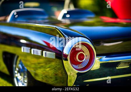 Rücklicht Nahaufnahme eines 1962 Ford Thunderbird Konvertierbar Stockfoto