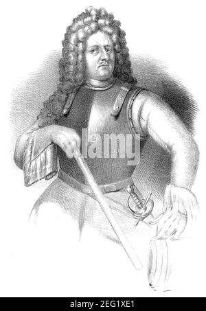 Otto Wilhelm Königsmarck. Stockfoto