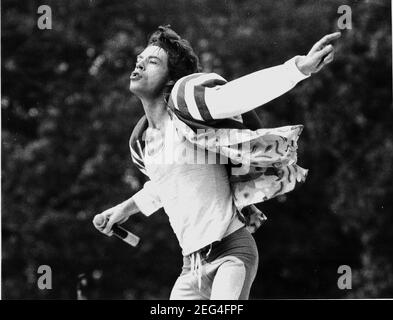 Mick Jagger von den Rolling Stones/Credit Simon Dewhurst und Paul Cousans für Hickes Ltd Stockfoto