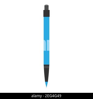 Stift Tinte Büro Design Vektor Illustration Zeichen. Bildung Business schreiben Stift Symbol Schule. Metall Werkzeug Objekt Büro Schreibwaren klassisch Kommunikation eq Stock Vektor