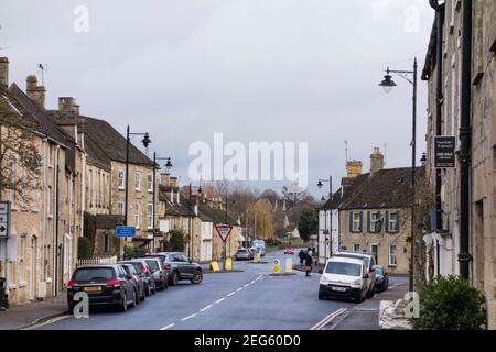 Cotswold Market Town Tetbury, Gloucestershire, Großbritannien Stockfoto