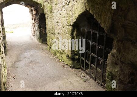 Mittelalterliche Stadtverteidigung bei Berwick-upon-Tweed Stockfoto