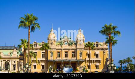 Monte Carlo Casino Exterieur, Monaco Stockfoto