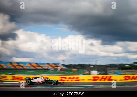 08 GROSJEAN Romain (Fra), Haas F1 Team VF-20 Ferrari, Aktion während des Formel 1 DHL Turkish Grand Prix 2020, vom 13. Bis 15. November 2020 auf dem Intercity Istanbul Park, in Tuzla, bei Istanbul, Türkei - Foto Antonin Vincent / DPPI Stockfoto