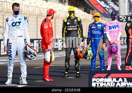 OCON Esteban (Fra), Renault F1 Team RS20, Fahrer Saisonende Bild während der Formel 1 Etihad Airways Abu Dhabi Grand Prix 2020, vom 11. Bis 13. Dezember 2020 auf dem Yas Marina Circuit, in Abu Dhabi - Photo Pool F1 / DPPI Stockfoto