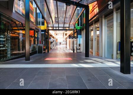 Melbourne in Lockdown während der Coronavirus-Pandemie Stockfoto