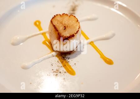 DAS SALT Restaurant in Juneau, Alaska, ist bekannt für seine gute Küche und frischen Meeresfrüchte Stockfoto