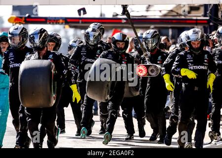 Mechaniker, Mecanicien während der ersten Sitzung der Formel 1 Pre-Season-Test 2020 vom 19. Bis 21. Februar 2020 auf dem Circuit de Barcelona-Catalunya, in Montmelo, Barcelona, Spanien - Foto / DPPI Stockfoto