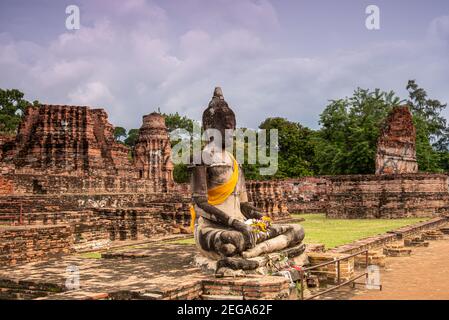 Ayutthaya, Buddha Statue, Thailand Stockfoto