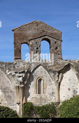 Trujillo. c,15 Ruinen des Klosters von San Francisco el Real. Auch Convento de La Coria, Trujillo, Provinz Caceres, Extremadura, Spanien genannt. Stockfoto