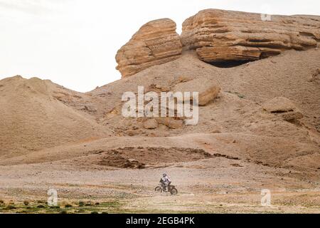 98 Garcia Sara (esp), Yamaha, Pont Grup Yamaha, Original von Motul, Moto, Bike, Action während der 5th Etappe der Dakar 2021 zwischen Riad und Buraydah, in Saudi-Arabien am 7. Januar 2021 - Foto Florent Gooden / DPPI Stockfoto