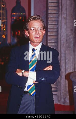 Harald-Schmidt-Show, Unterhaltungs-Stalkshow, Deutschland 1995 - 2003, Gaststar: Promifriseur Gerhard Meir Stockfoto