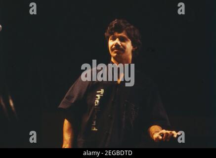 Armando Anthony Chick Corea, amerikanischer Komponist und Jazzpianist, bei einem Auftritt in Deutschland, später 1970er Jahre. Stockfoto