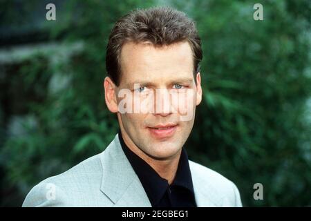 Henry Maske, deutscher Boxer im Halbschwinggewicht, Portrait um 1999. Henry Maske, deutscher Boxer, Halbschwergewicht, Porträt um 1999. Stockfoto