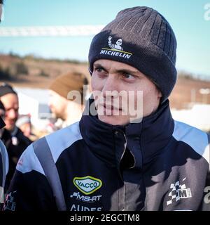 FOURMAUX Adrien (FRA), Ford Fiesta R5 MkII, M-Sport Ford WRT WRC 2, Portrait während der Rallye Schweden 2020, 2nd Etappe des FIA WRC Championats 13 vom 16. Bis 2020. Februar 2020 in Torsby, Varmland in Schweden - Foto Francois Flamand / DPPI Stockfoto