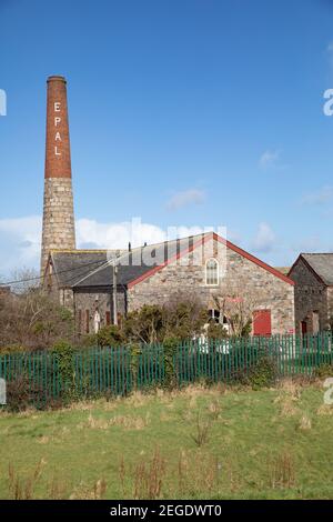 An old tin mine In Camborne, Cornwall Stockfoto