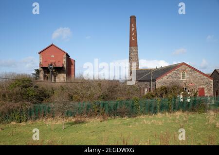 An old tin mine In Camborne, Cornwall Stockfoto