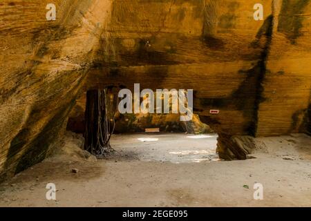 Naida Caves, Diu am Tag Stockfoto