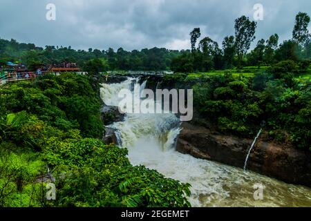 Randha fällt in Bhandhardhara Stockfoto