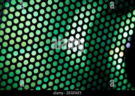 Eine Nahaufnahme des Lautsprechers. Hintergrund. Textur Stockfoto